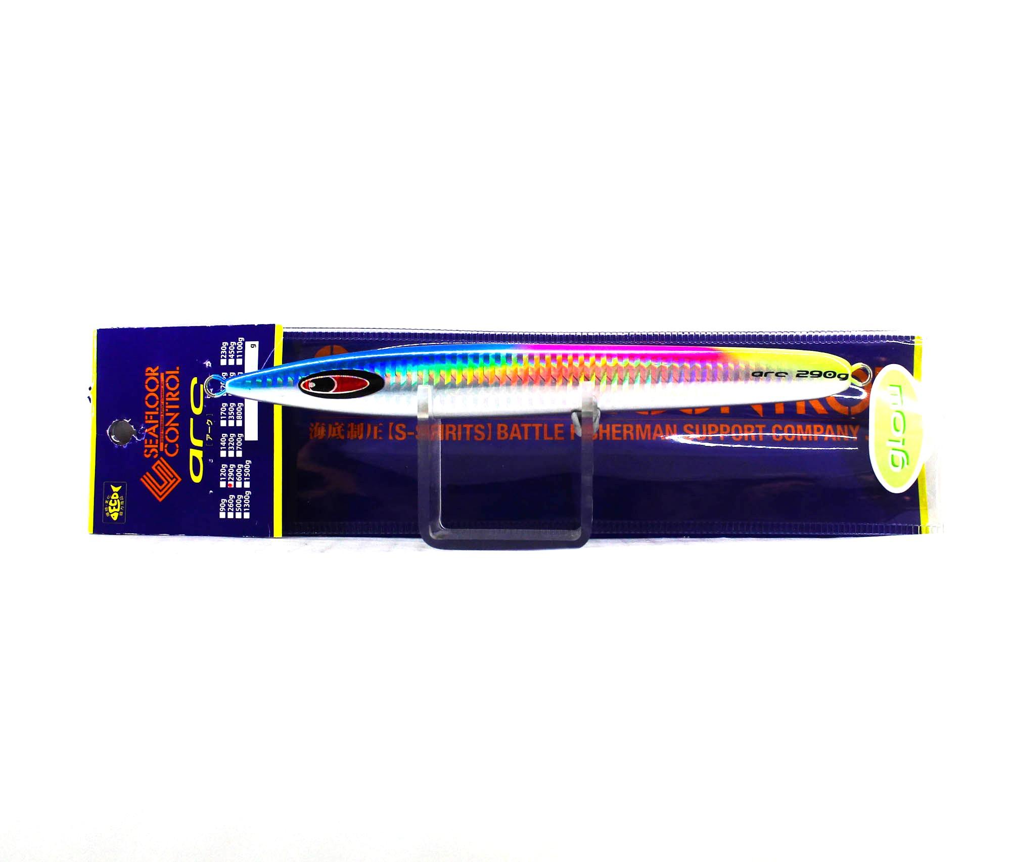 Seafloor Control Metal Jig Arc 290 grams Blue Pink Zebra (5256)