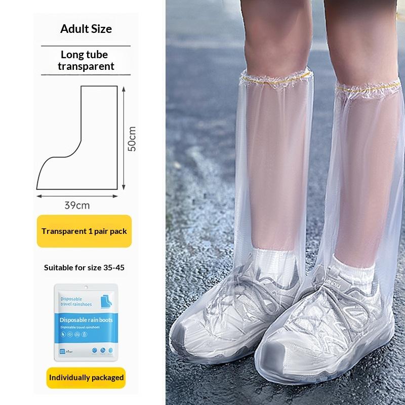 Latex Waterproof Shoe Covers Unisex Shoes Protectors Reusable Non-Slip Rain Boot Overshoes Walking Shoes Accessories