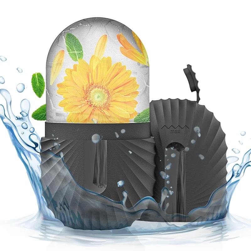 Ice Face Roller Ice Cube Beauty Massage Silikonová forma na led pro otoky očí Ledový váleček na obličej Stahující póry