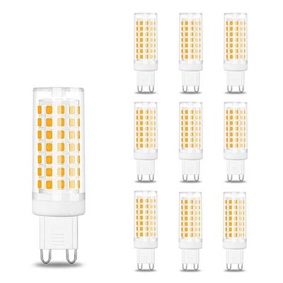 10 ks stmívatelná LED žárovka G9 6W AC220V bez blikání 88×SMD2835 690LM G9 kapslová lampa pro lustrNáhrada 70W halogenové