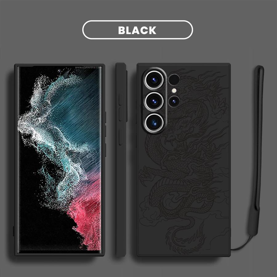 Case for Samsung Galaxy S25 S20 FE S21 Plus S23 S22 S24 Ultra Note 20 10 Ultra S25Edge Phone Cover Cool Dragon