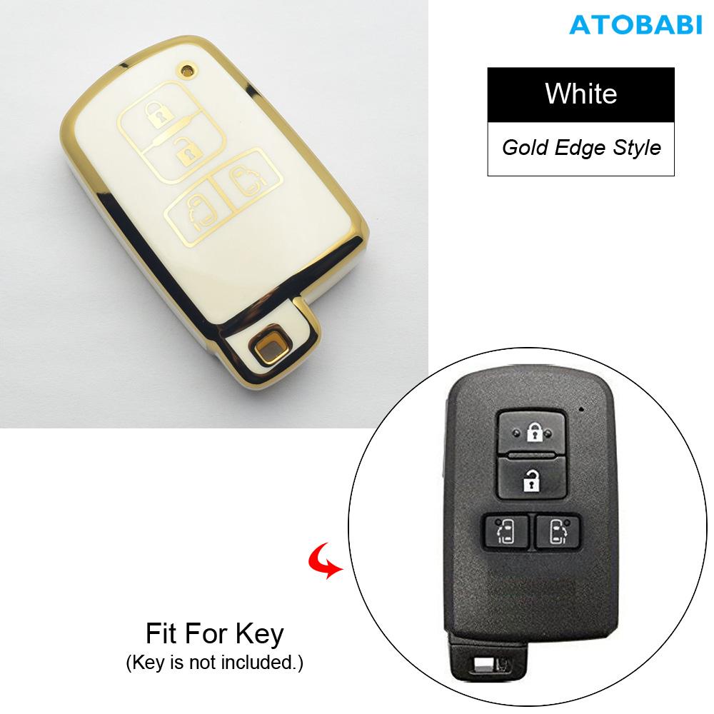 Tpu Car Key Cover Remote Fobs Shell Case Auto Accessories For Toyota Sienta    Alpard Vellfire Hv Noah Voxy Esquire