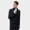 FILA Solid Color Stand Collar Zip Jacket Men jackets Black F11M312501F-BK