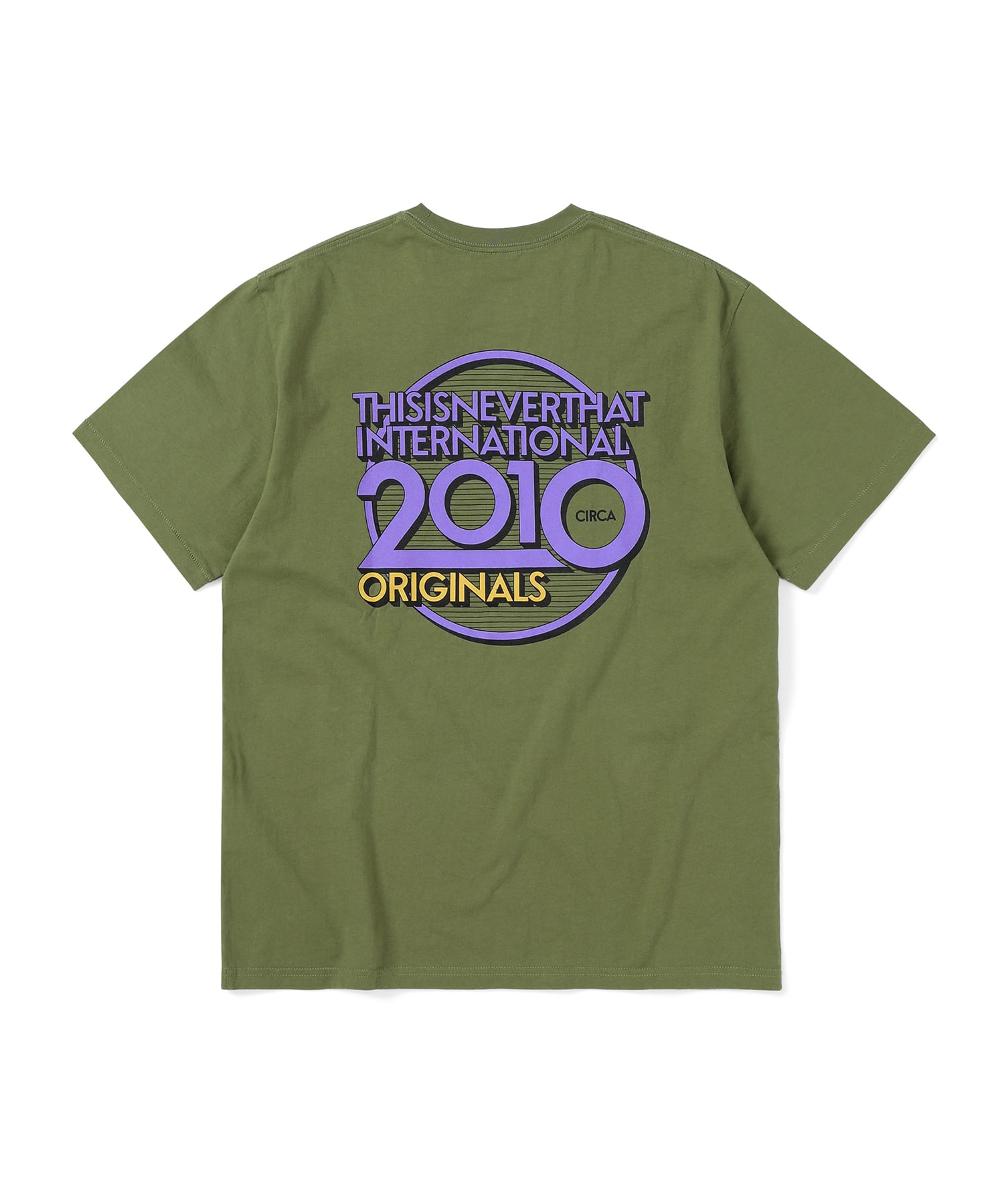 This Is Never That 2010 Originals Tee Moss Green M