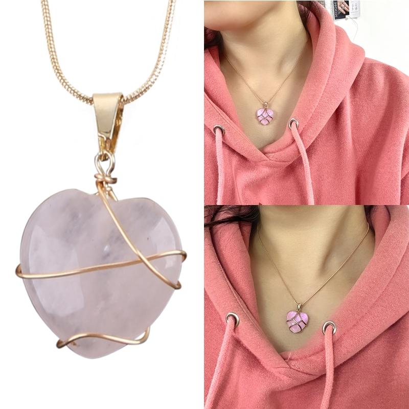 Dámský řetízek s přívěskem Diamantový Hrad Srdce Módní Roztomilý Barevný Princezna Šperk pro Přítelkyni Nejlepší Kamarádky