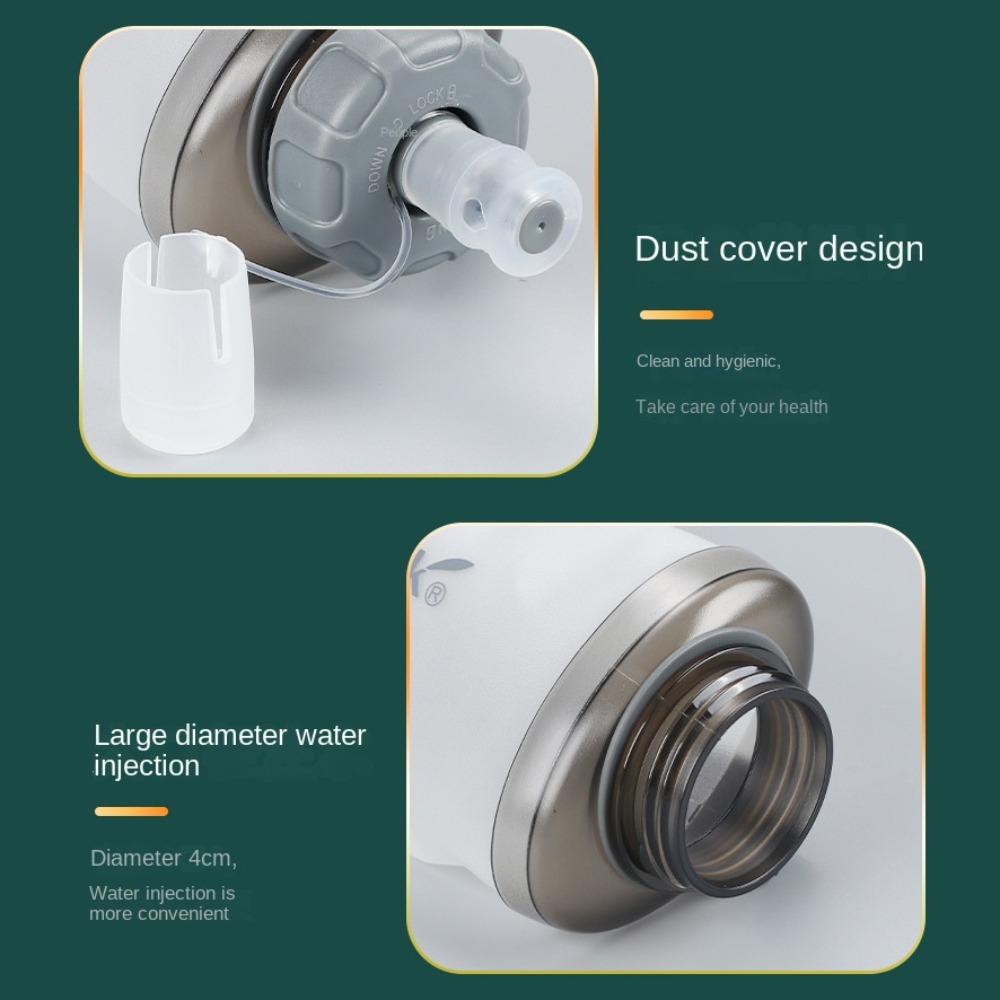 500ml Folding Soft Flask TPU Foldable Water Sport  Bottle Outdoor Collapsible Water Bottle  Cycling