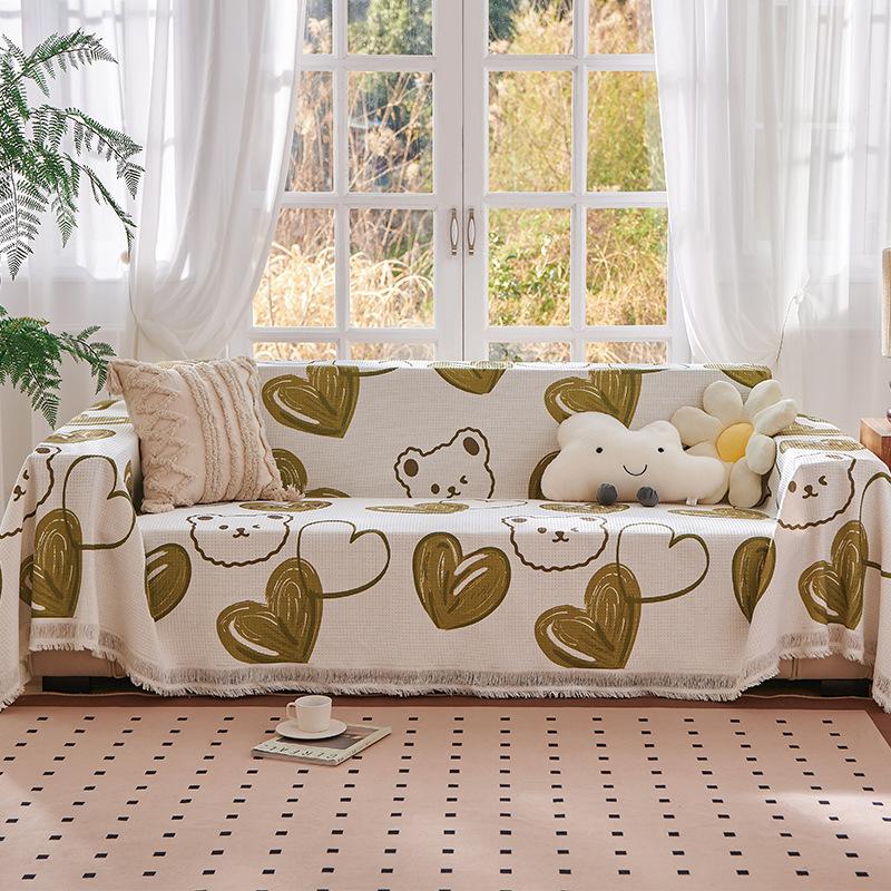Sofa Towel Four Seasons Universal Sofa Cover Cover All-Inclusive Cover Cloth Light Luxury High-Grade Sofa Cushion Non-Slip Anti-Scratch