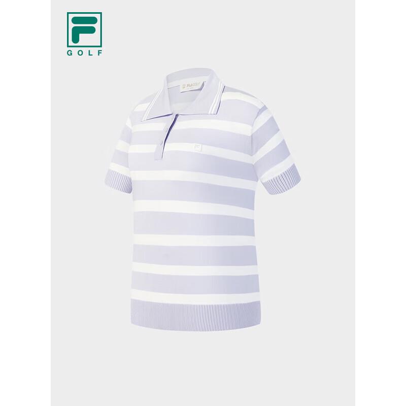 Fila Women's He Mu Ni Golf Striped Woven Top