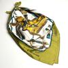 Used Beautiful conditionTusardi/All-over Pattern Large Silk Scarf/100% silk/Sword