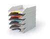 Durable Letter Tray, Set of 5, White, DUR770427