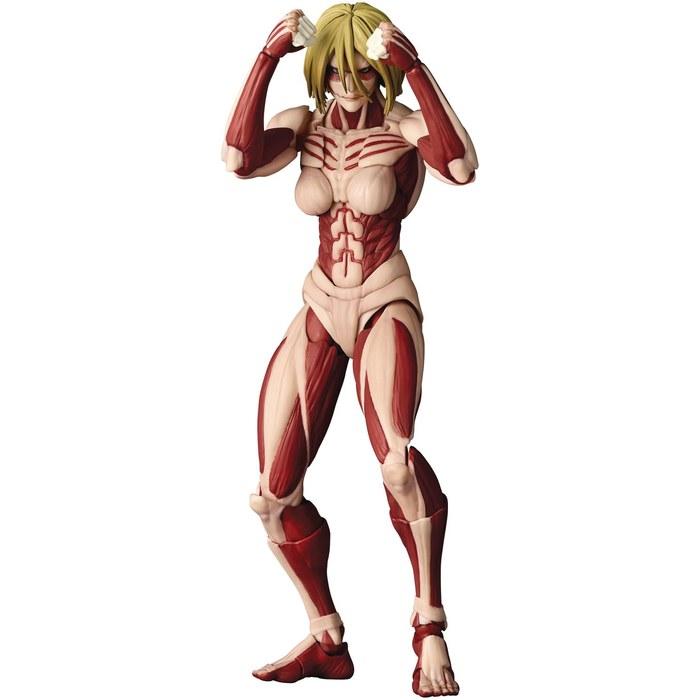 Kaiyodo Revoltech Amazing Yamaguchi Attack On Titan Female Titan Action Figure Multicolor 8 Inches