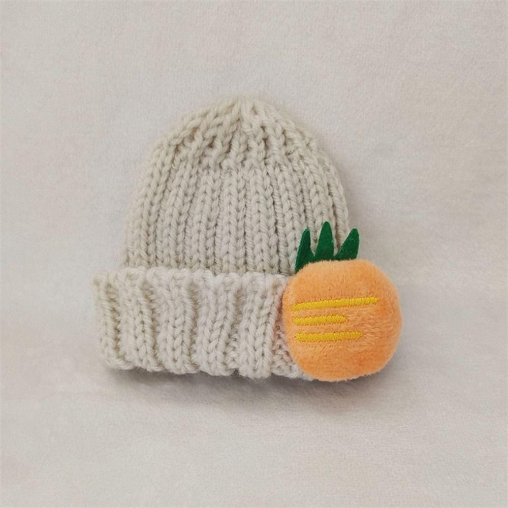 

Candy Color Knitted Hat Cute Animal DIY Doll Accessories New Plush Doll Headwear 15cm Cotton Dolls 1