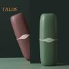 Kubek na szczoteczki do zębów Szczelne przechowywanie Oszczędność miejsca Wygodny, prosty podróżny kubek do płukania Pudełko do przechowywania pasty do zębów Akcesoria podróżne