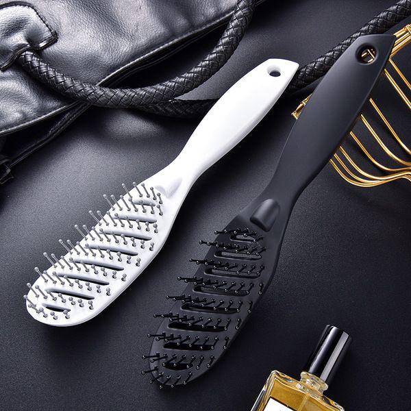Wide-Tooth Hair Straightening, Curling, and Scalp Massage Comb Set