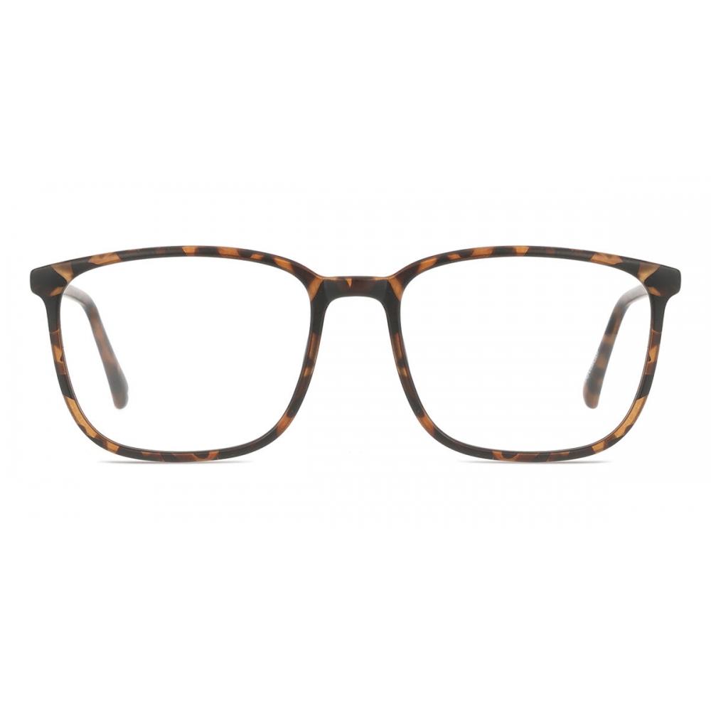 Full Rim Square Dark Tortoise Smartbuy Collection Rupperte Cp128e Fashion Unisex Eyeglasses