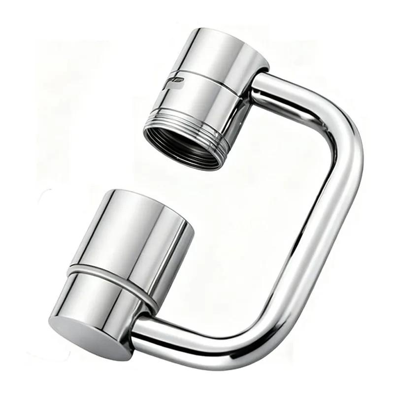 2/1Pcs 1080 Degree Swivel Stainless Steel Kitchen Faucet Extender Universal Dual Mode Bathroom Sink Accessories with Adapter