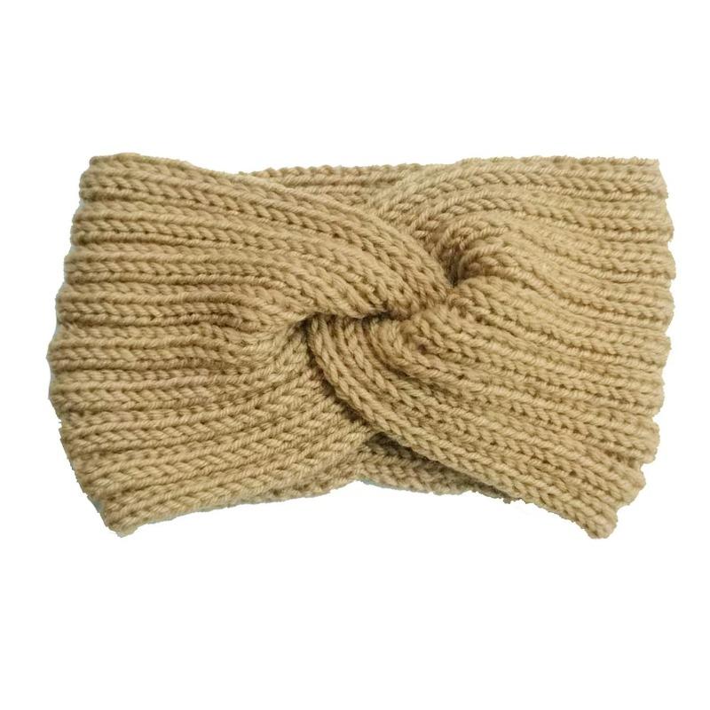 1 PC Vintage Knitted Twisted Hairband, Warm and Stylish for Autumn and Winter, Perfect for Daily Street Wear