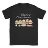 Sumikko Gurashi Merry Christmas T Shirt Unisex Unisexs Cotton Novelty Tshirt O Neck Tees Short Sleeve Tops Gift Idea