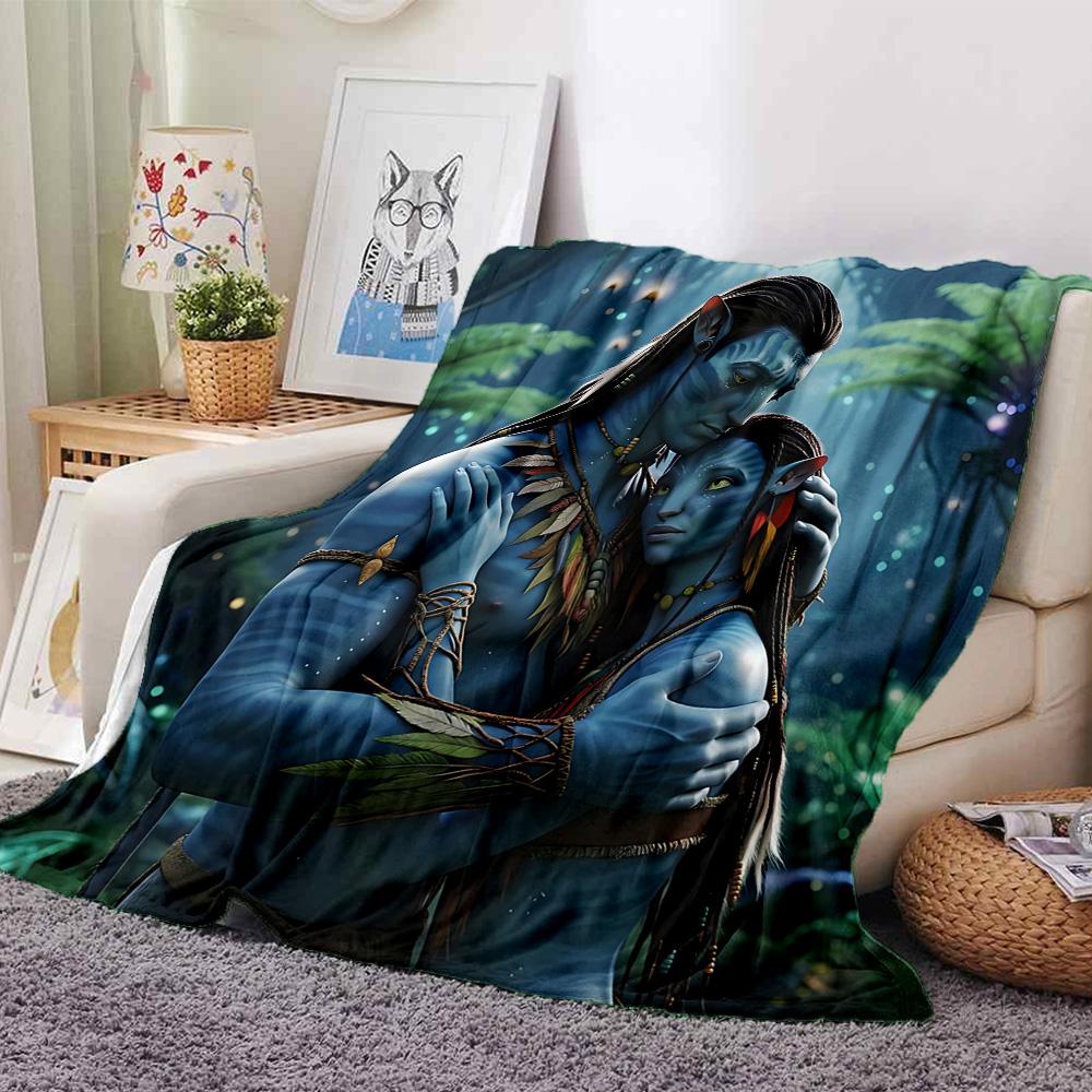 1pc Avatar Frontiers Pandora Flannel Blanket,Ultra Soft Warm Plush Throw for Home Bedroom Bed Sofa Cover Camping Picnic gift Y72411