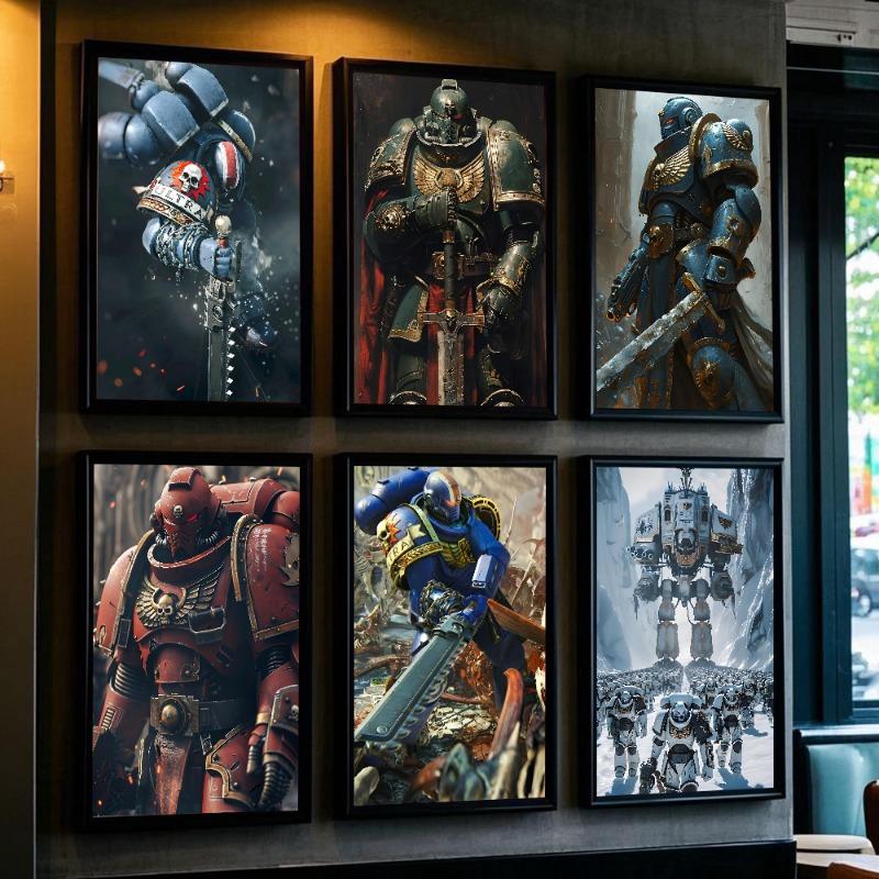 

Игра W-Warhammers Movie Sticky Poster HD art Sticky Wall водонепроницаемый дом гостиная спальня бар эстетическое украшение 21cm×30cm NoFrame
