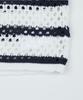 HARDCORE HAPPINESS Signature Stripe Crop Knit_Navy