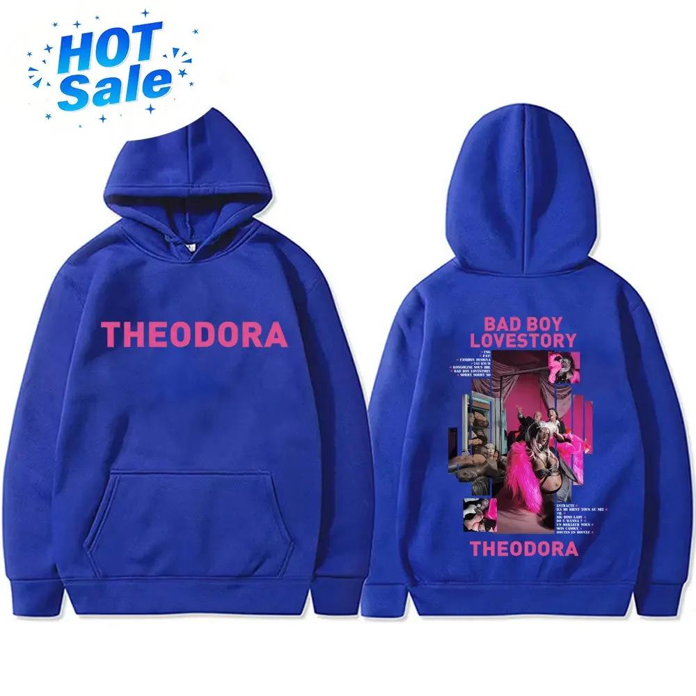 Theodora Mega Bbl Bad Boy Lovestory Hoodie Men Women Hip Hop Fashion Oversized Sweatshirt Men's Casual Vintage