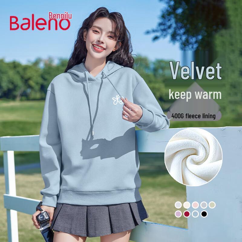 

Baleno Women s Fleece Lined Hooded Sweatshirt 2XL
