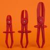 3 Pieces Petrol Line Clamp Pliers Ribbed Grip Hose Elongated Gripping Ends Automotive