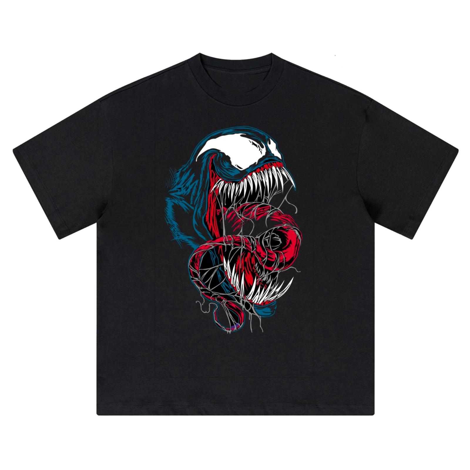 Black Venom T-Shirt: Marvel Comics Mens T-Shirt 4XL