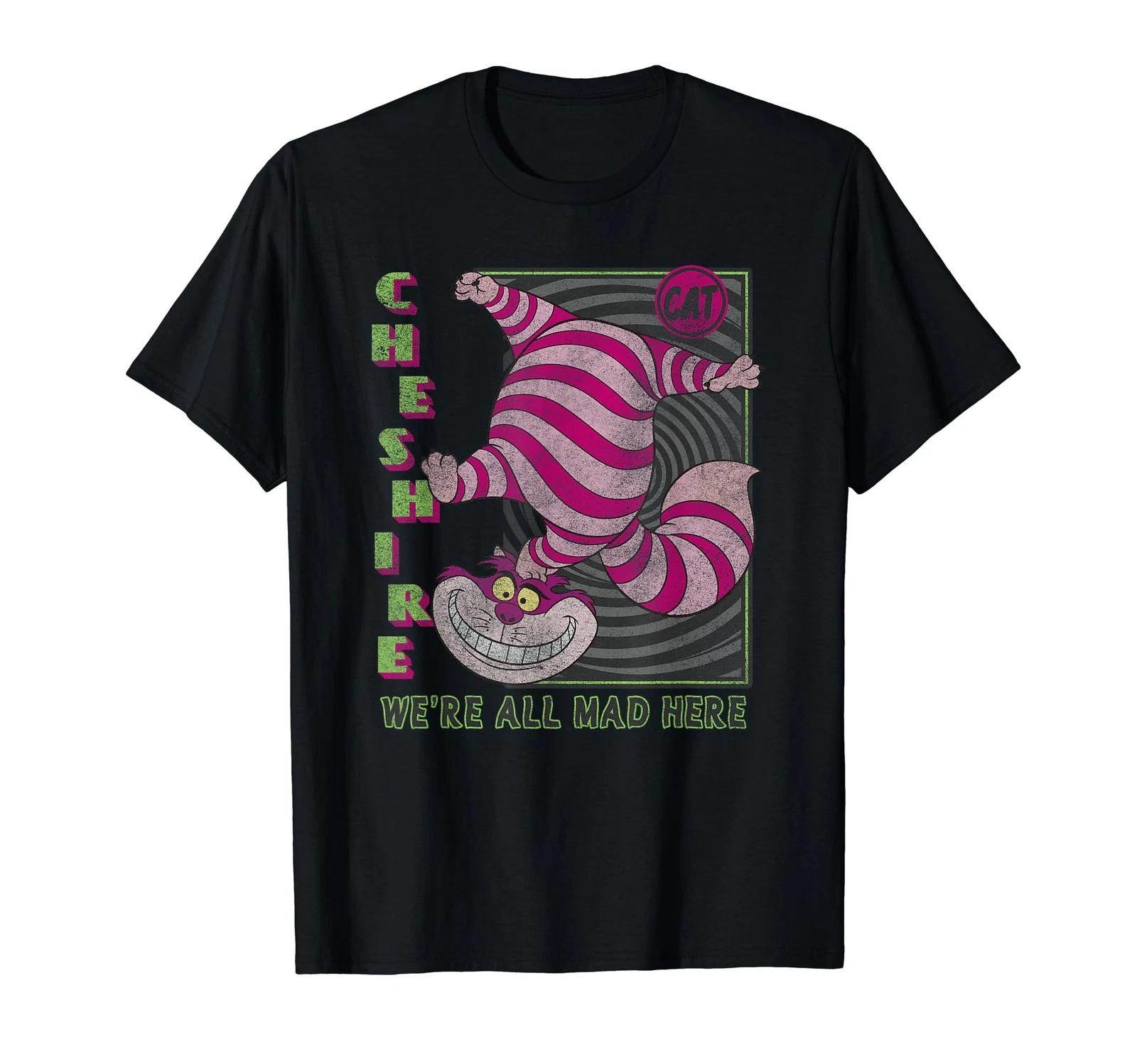 

Disney Alice In Wonderland Cheshire Cat We Re All Mad Here T-Shirt_ 2XL