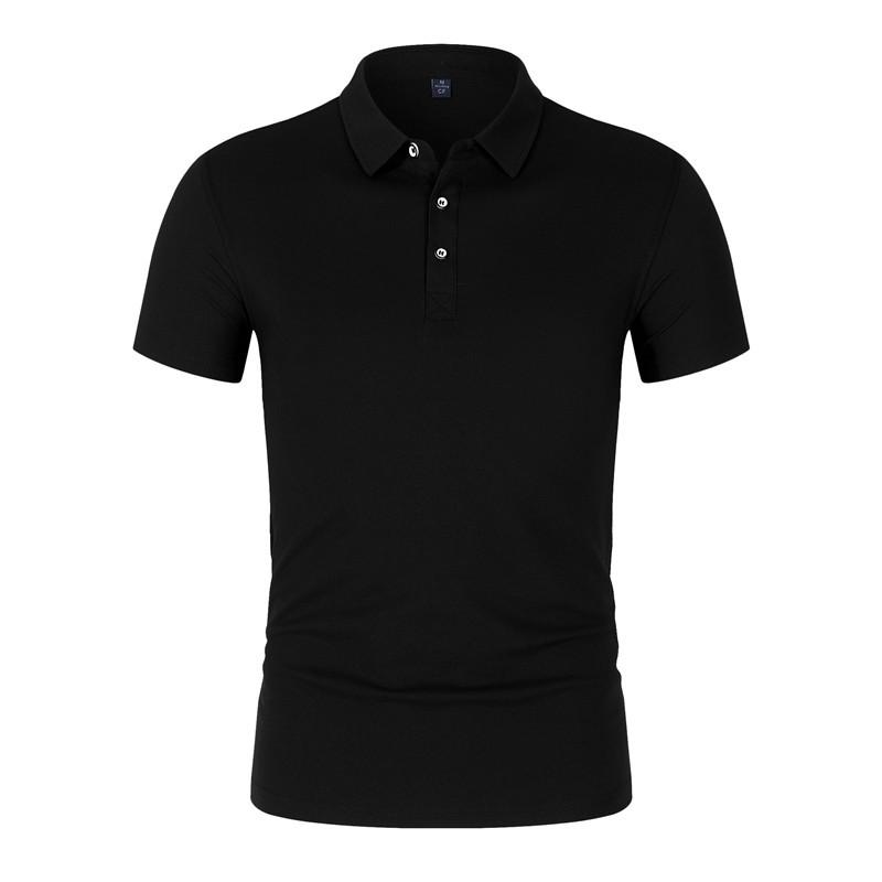 Solid Color Lapel T-shirt Short Sleeve Polo Shirt Corporate Culture Advertising Shirts Work Clothes