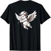 #snirt Small Angel Thick Angel with Bow and Arrow Cupid T-Shirt(1)