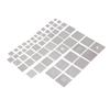 60 Pcs BGA Reballing Stencils 304 Stainless Steel Universal Rework Net Template Kit for Computer