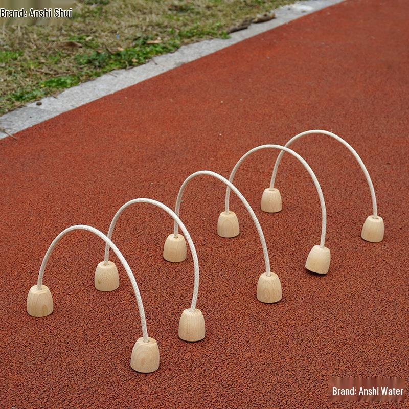 Children's Wooden Pole Croquet Set for Sensory Integration and Group Fun