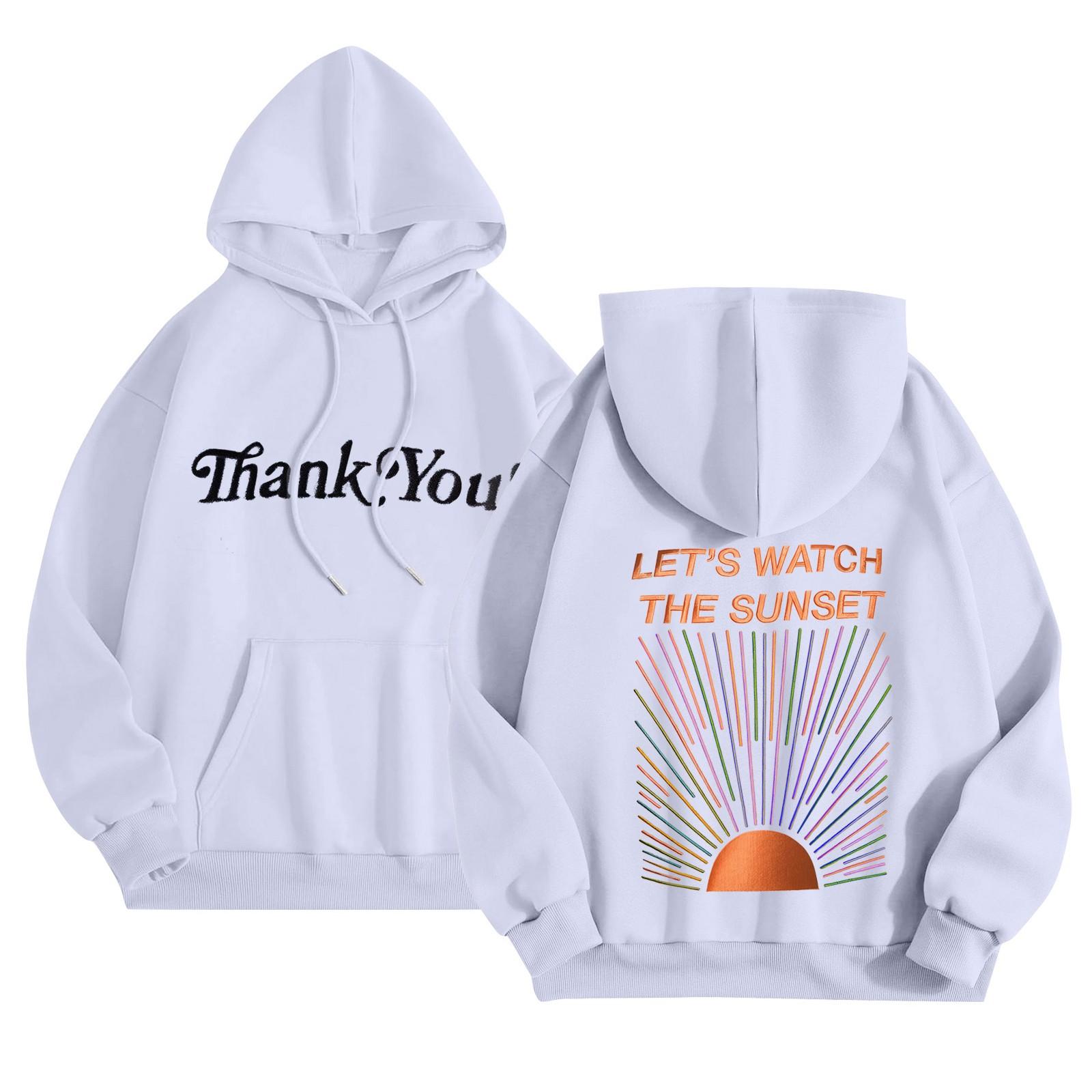 

Женская повседневная удобная плюшевая кофта с длинным рукавом и свободным воротом с принтом S белый