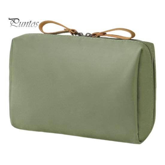 Portable Storage Bag Makeup Organizer Zipper Closure Large Capacity Waterproof Travel Makeup Pouch for Women