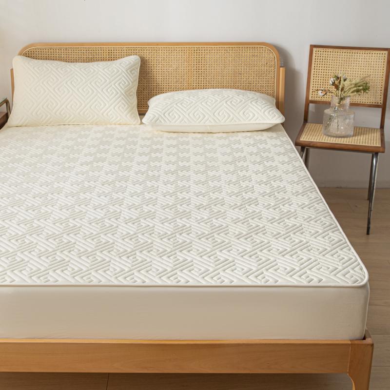 

Водонепроницаемая простыня, антибактериальное постельное белье против клещей, наматрасник, нескользящий чехол для кровати, протектор для дома, спальни, покрывала 2xPillowcase NOSHEET