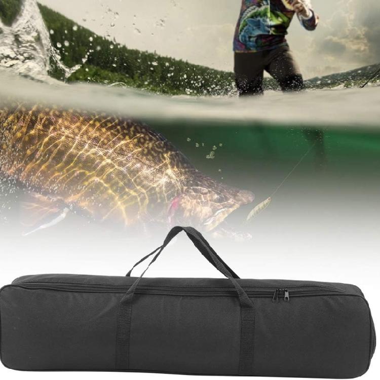 Ergonomic Fishing Equipment Bag with Thickened Spongiform Lining and Accessible Carrying Belts for Anglers