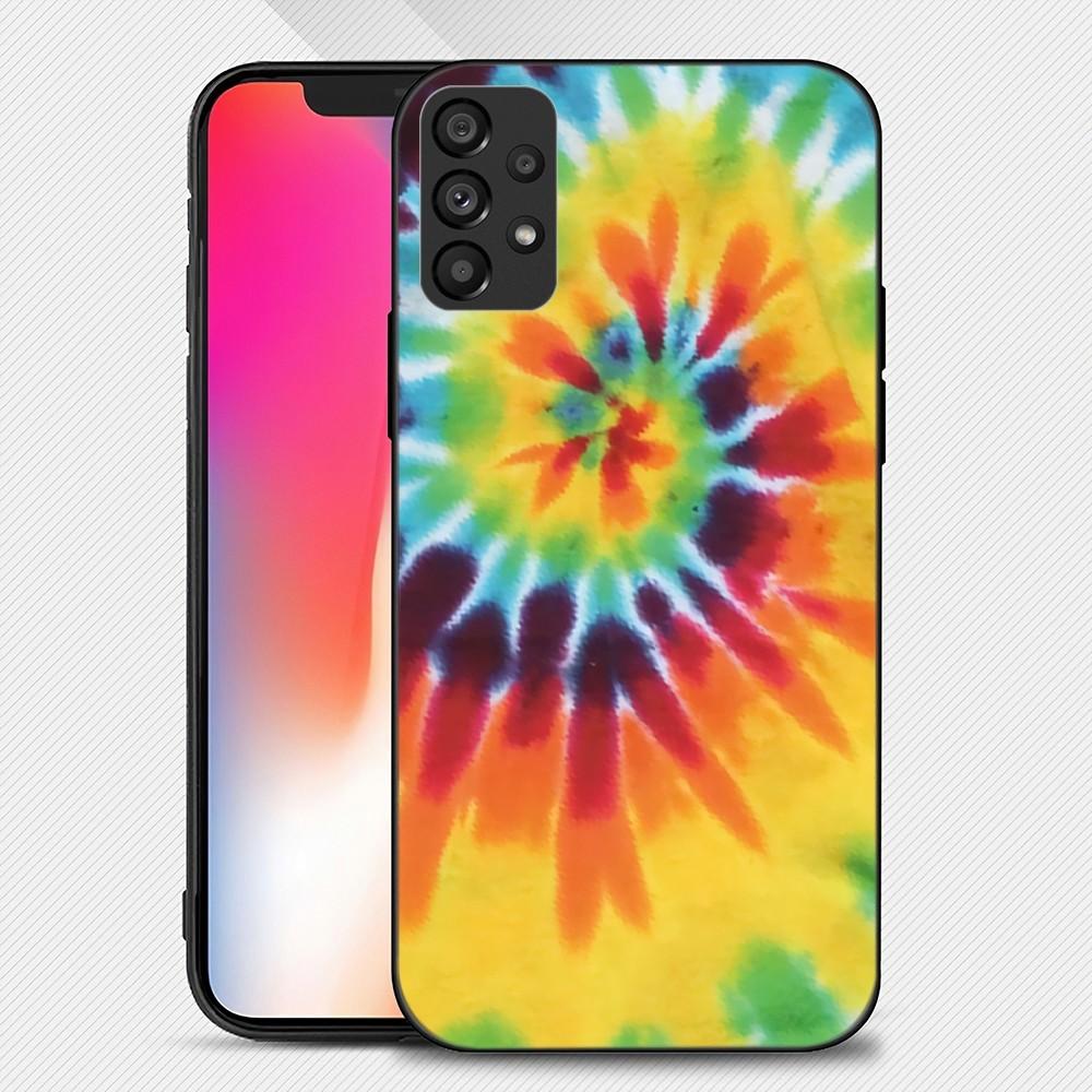 Tie Dyed Phone Case For Samsung Galaxy S22 S23 Ultra S21 S20 FE Plus Note 20 Soft Cover