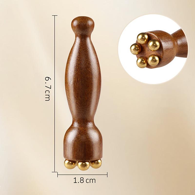 Sandalwood Lotus Seedpod Shape Gua Sha Facial Massage Tool Physiotherapy Massager for Face And Eye Skin Care