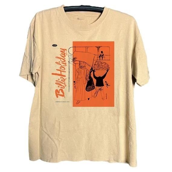 Billie Holiday Self Titled Album Graphic Tee Cotton T Shirt Size S-5XL CS406 XXXL