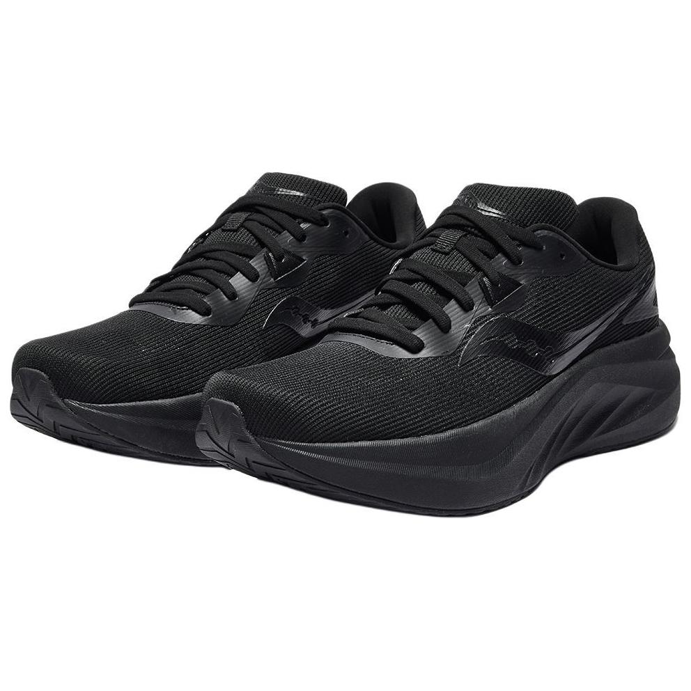 SAUCONY Tide 3 Comfortable Soft Cushioning Non-Slip Breathable Support Low-Top Training Short Distance Running Shoes Unisex Sneaker Black S28241-5