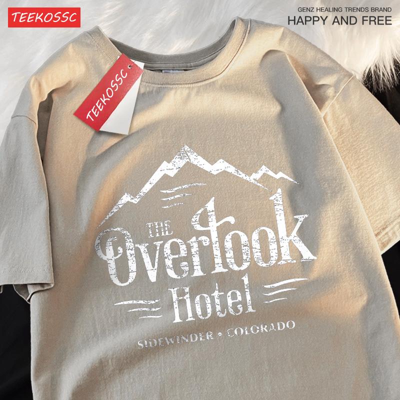 The Overlook Hotel The Shining Clothes Men Women Hip Hop Oversized Tshirts Breathable Summer T-Shirts Fashion Cotton Streetwear