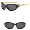 Women's Glasses Sun Protection UV Protection Fashion Personality XINGX Y2g Cyberpunk Street Shooting Catwalk Concave Sunglasses