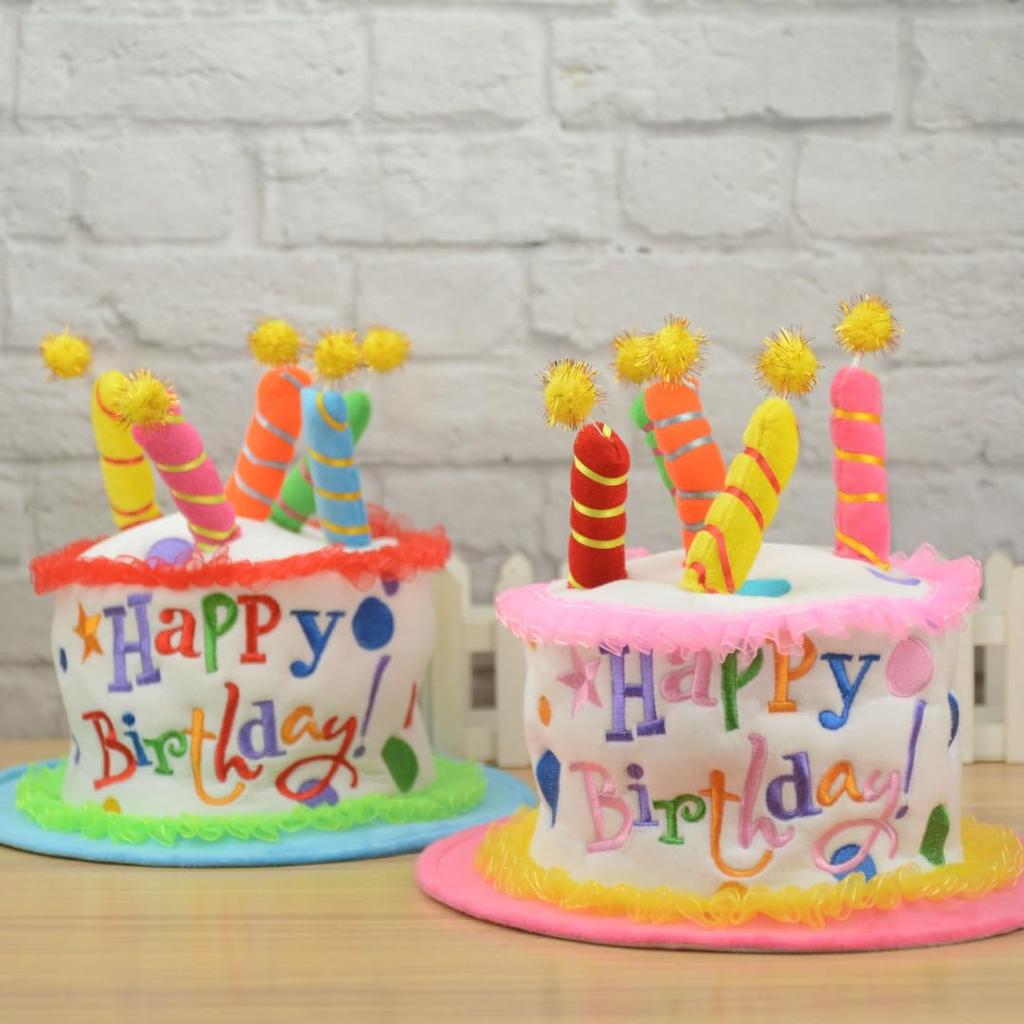 Birthday Cake Shape Birthday Party Happy Birthday Party Photo Adults [siawadeky] Hat, Hat, Favors, Costume, Cosplay, Headgear, Hat, Favors, Gift,