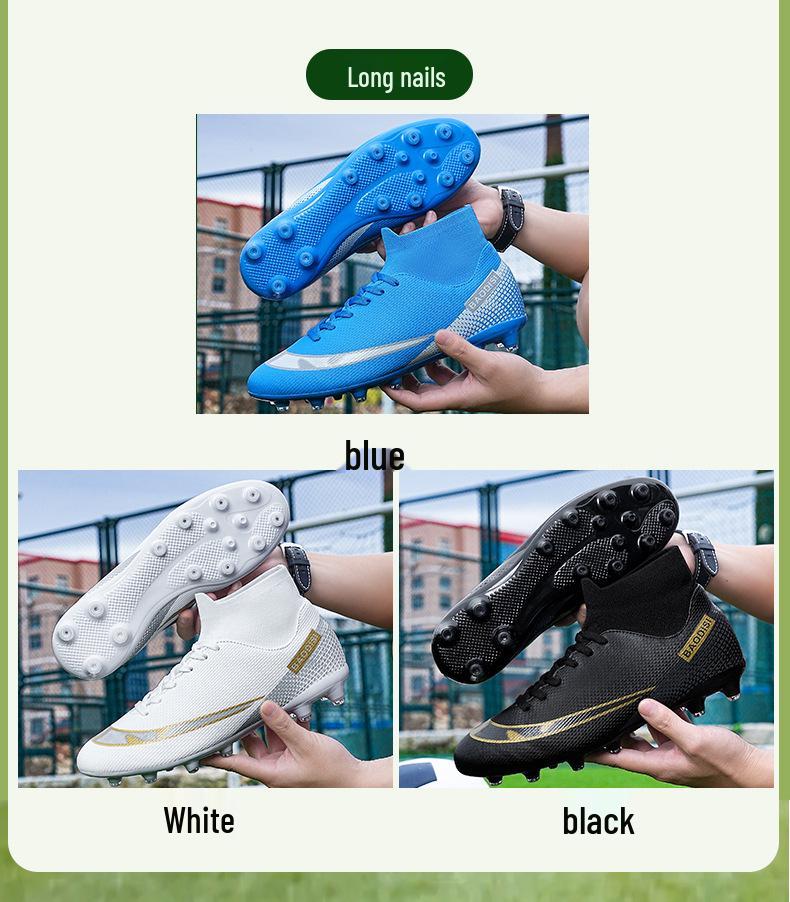 2025 Men's Youth Cross-border Long Spike Football Turf Shoes