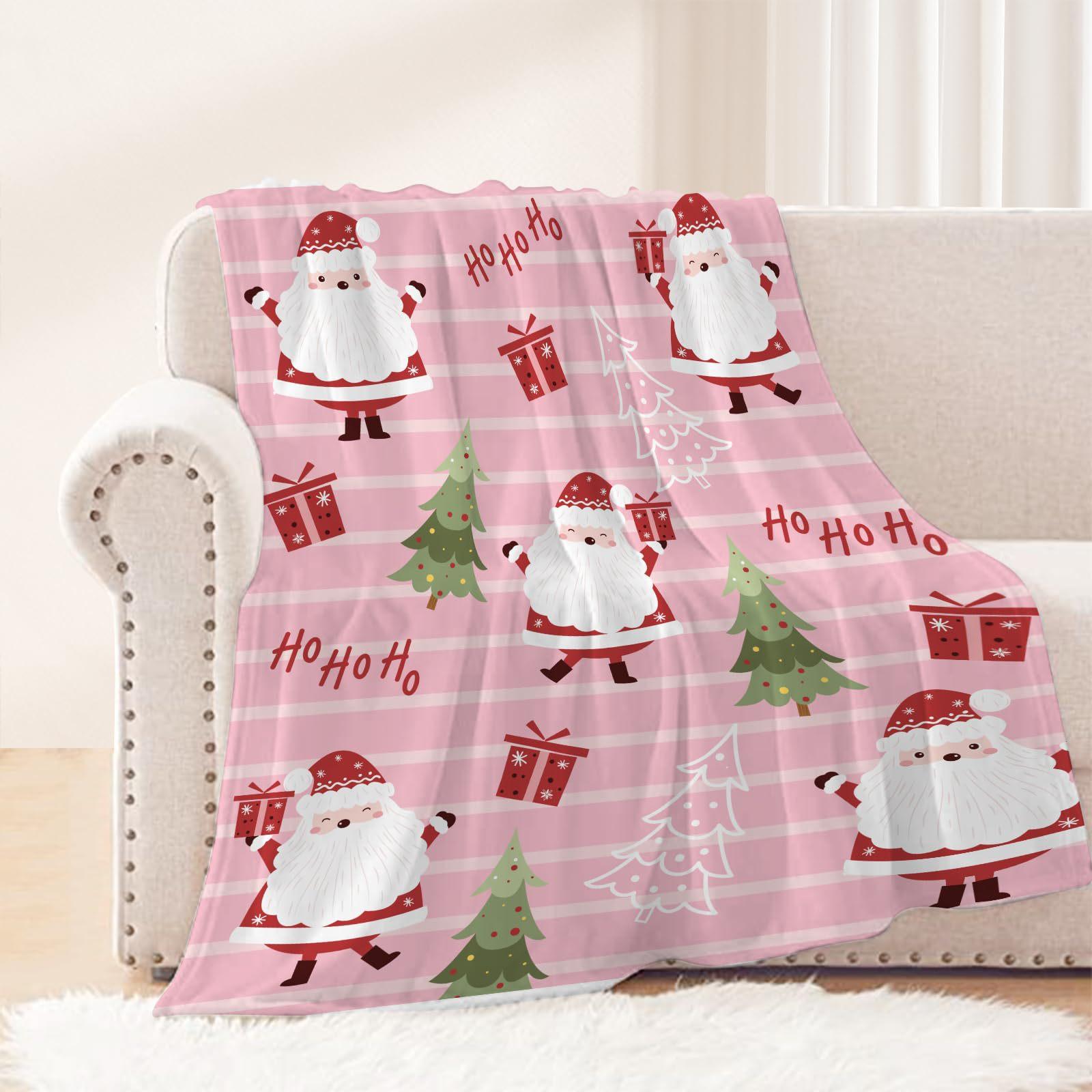

Christmasthemed collection digitalprinted polyester Bedroom velvet flannel soft sofa cover blanket Fleece blankets for beds 75x100cm