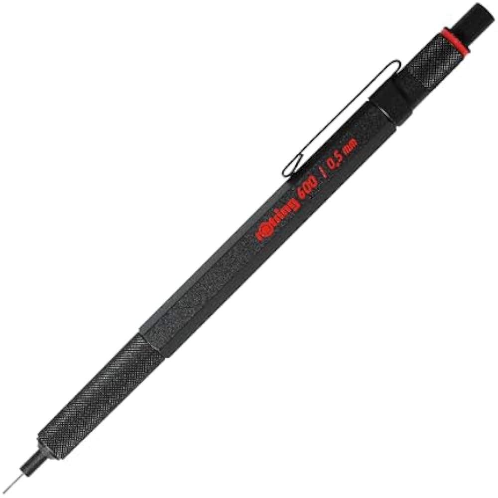Rotring (Rotring) mechanical pencil 600 0.5mm black 1904443 officially imported