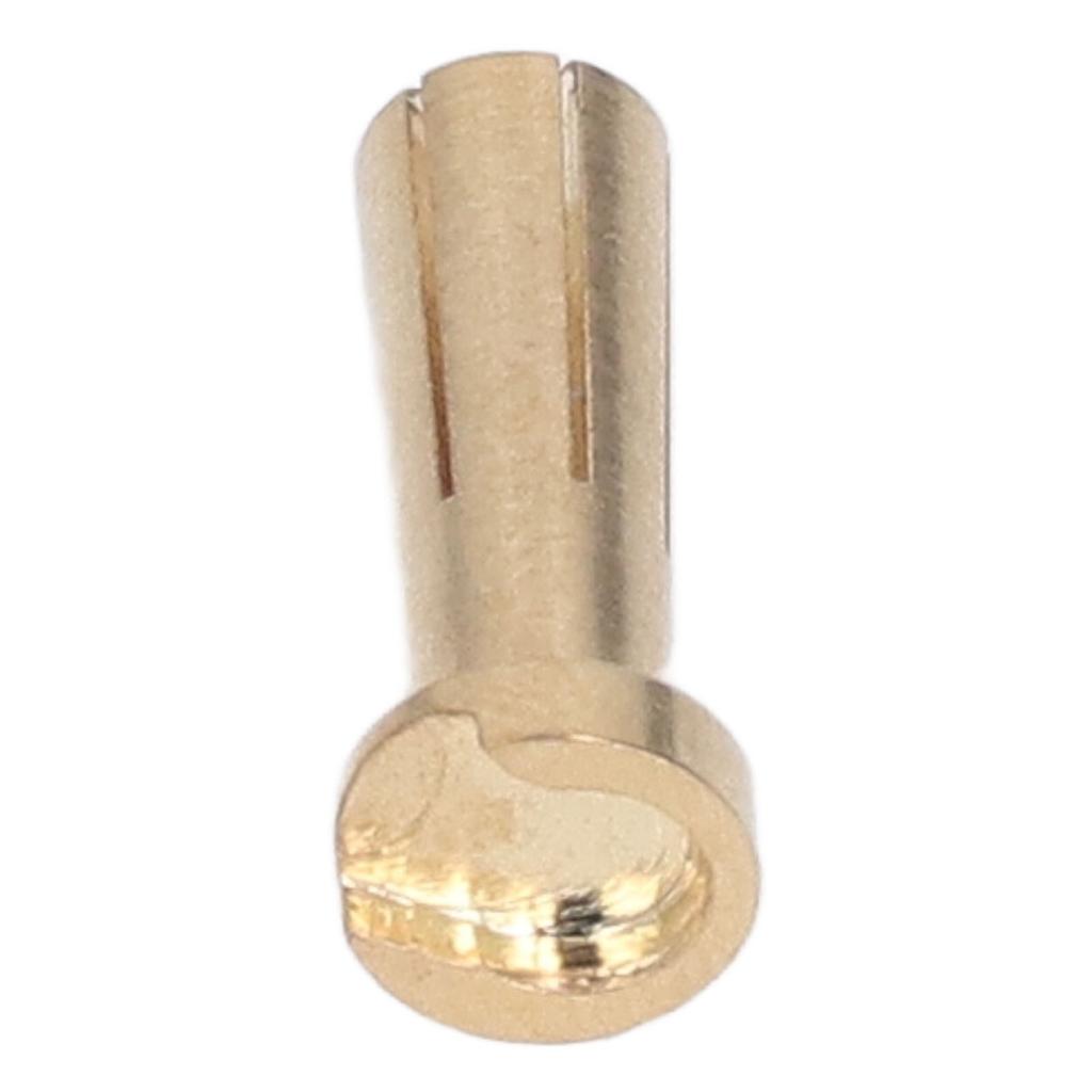 50 Pcs 5mm Battery Connector Plug 5mm Brass High Hardness RC Battery ESC Motor Connector