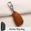 4D Nappa Leather Key Case for VW Golf 8, ID.4, ID.6, X, Crozz, Teramont, Talagon
